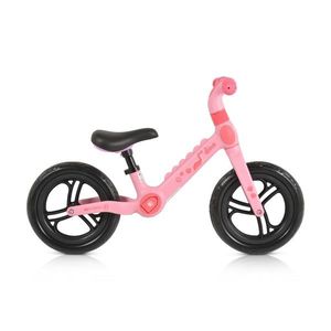 Bicicleta fara pedale Byox cu sa reglabila si suport picioare Dino Pink imagine