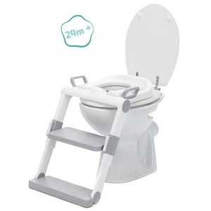 Scara cu reductor WC moale pliabila 24 luni+ grey white Fillikid imagine