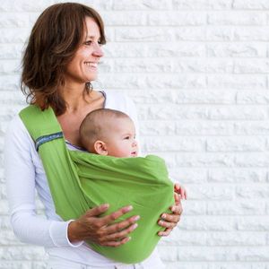 Sling bebe 4in1 Minimonkey Lime imagine