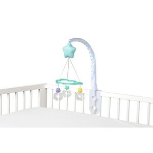 Carusel muzical Playgro cu stelute si norisori Dreamtime Soothing Light Up Mobile imagine