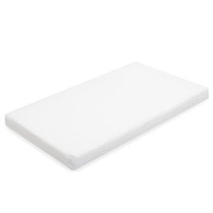 Saltea pentru patut New Baby Standard 120x60x7 cm spuma-cocos cu husa detasabila Alb imagine