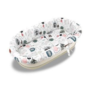 Set pentru landou sau cosulet Qmini din bumbac Hedgehog imagine