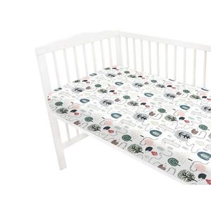 Cearceaf cu elastic Qmini pentru patut 120X60 cm Hedgehog imagine