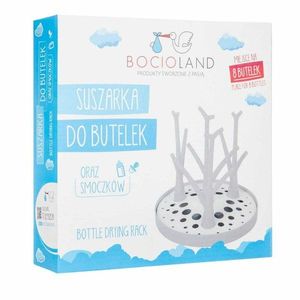 Uscator Bocioland pentru biberoane 22x26 cm White imagine