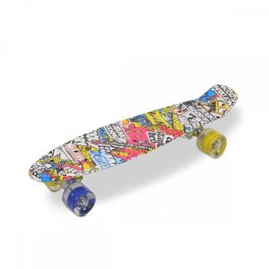 Skateboard 56 cm Byox Hipster cu lumini Led imagine