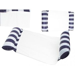 Saltea gonflabila de plaja 120x70cm Blue Stripes imagine