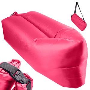 Saltea gonflabila tip Lazy Bag 230 x 70cm Pink imagine