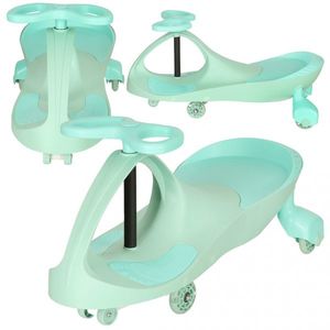 Scooter gravitational cu LED-uri luminoase Pastel Mint imagine