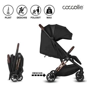 Carucior sport Coccolle Beyla cu pliere automata Gold LE imagine