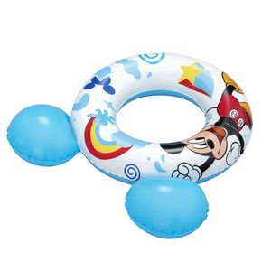 Colac gonflabil pentru inot Bestway 3-6 ani Mickey Mouse cu urechiuse imagine