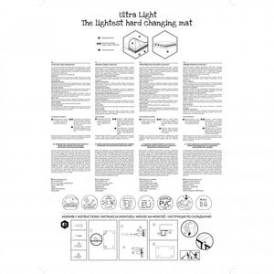 Saltea de Infasat Ceba Baby Ultra Light 50x70cm cu intaritura Prieteni Nedespartiti imagine