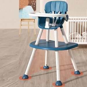 Scaun de masa multifunctional 4 in 1 Little Mom Blue imagine