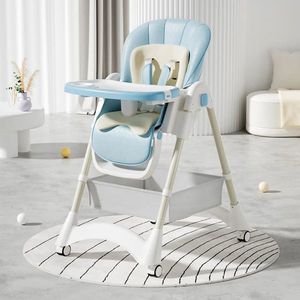 Scaun de masa reglabil Little Mom cu roti si cos pentru accesorii Blue imagine