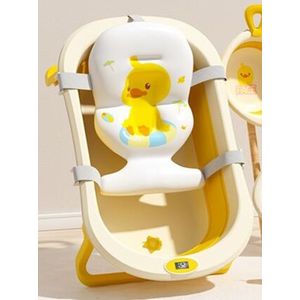 Set cadita Little Mom cu hamac si termometru pentru copii Yellow imagine