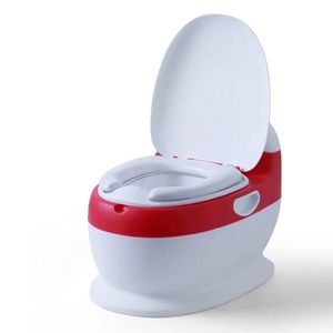 Olita educationala muzicala Little Mom Toilet Red imagine