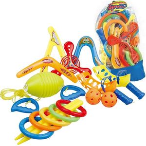 Set accesorii pentru 5 activitati sportive 5 in 1 Multicolor imagine