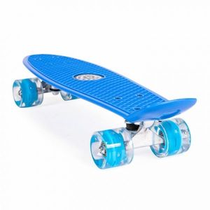 Penny board pentru copii cu lumini led albastru imagine