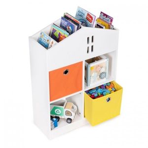 Organizator Ecotoys pentru jucariile copiilor in forma de casuta ZKB-03A imagine