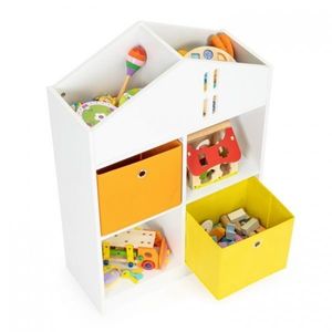 Organizator pentru jucariile copiilor in forma de casuta Ecotoys ZKB-3 imagine