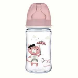 Biberon anticolici 240 ml Canpol babies pink imagine