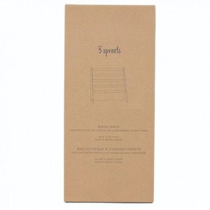 Raft organizator de carti pentru copii material reciclat Clay 3 Sprouts imagine