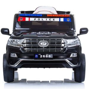 Masinuta electrica Chipolino SUV Police Patrol cu scaun din piele black imagine