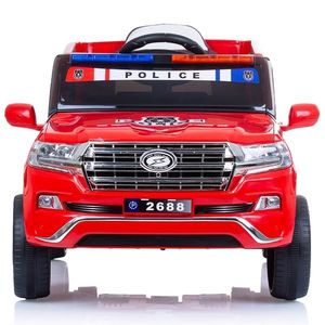 Masinuta electrica Chipolino SUV Police Patrol cu scaun din piele red imagine