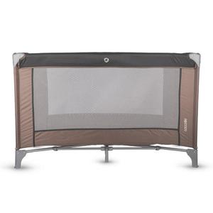 Patut pliabil cu un singur nivel de inaltime Coccolle Notte, Geanta transport inclusa, Dimenisune interioara 120x60 cm, Ideal pentru calatorii, Foarte compact la pliere, Dessert Taupe imagine