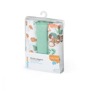 Set 3 scutece Babyono din muselina soft menta imagine