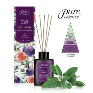 Difuzor cu betisoare parfumate Pure Essence Revers Wild Aura smochin, salvie 100ml imagine