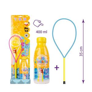 Set baloane de sapun gigante cu inel si solutie 400 ml imagine