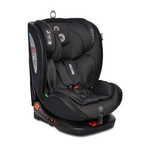 Scaun auto pentru copii cu isofix Ares i-Size si rotativ 360 grade 0 luni-12 ani Black imagine