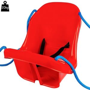 Leagan din plastic cu spatar 48 x 38 cm Red imagine