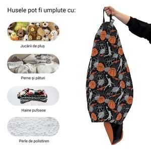 Husa fotoliu Puf Bean Bag tip Para L fara umplutura basket imagine