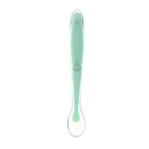 Lingurita din silicon pentru bebelusi Akuku Soft Spoon Mint imagine