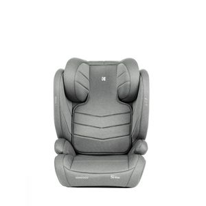 Scaun auto cu isofix KikkaBoo 100-150 cm i-Stand i-SIZE Light Grey imagine