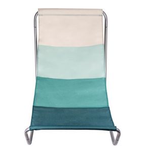 Sezlong pliabil de plaja sau gradina 50x95 cm cu geanta Pastel Blue imagine