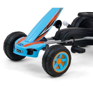 Kart cu pedale robust +3 ani Viper blue imagine