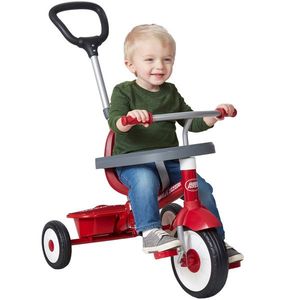 Tricicleta Radio Flyer 3 in 1 Stroll N Trike rosu imagine