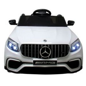 Masinuta electrica cu telecomanda 4 x 4 roti EVA Mercedes AMG GLC 63S R-Sport 3-6 ani alb imagine