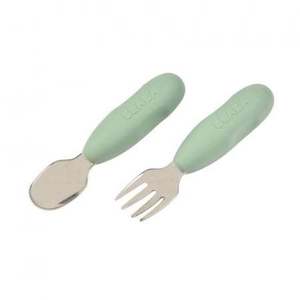 Set tacamuri inox Beaba sage green imagine