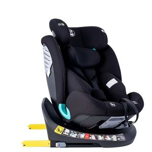 Scaun auto Deluxe Buf Boof i-Size cu isofix rotativ 360 grade 40-150 cm Saphir Black imagine