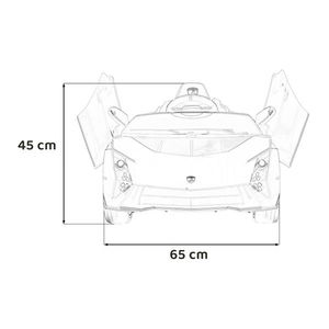 Masinuta electrica cu telecomanda Lamborghini Invencible roz imagine