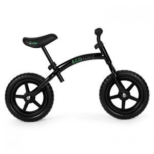 Bicicleta fara pedale cu roti din spuma EVA Ecotoys YM-BB-13 negru imagine