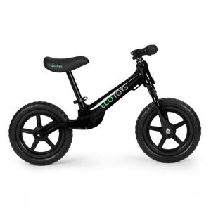 Bicicleta fara pedale cu roti din spuma EVA Ecotoys YM-BB-17 negru imagine