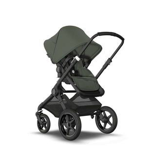 Carucior 2 in 1 Bugaboo Fox 3 black forest green imagine