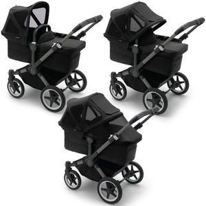 Capotina cu extensie plasa insecte Bugaboo Donkey midnight black imagine