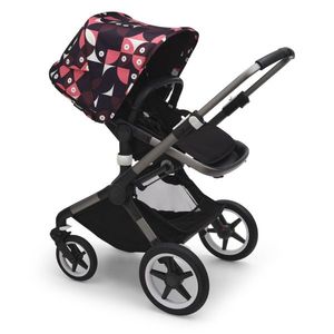 Capotina carucior Bugaboo Fox 3 Lynx Animal Explorer pink red imagine