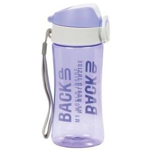 Sticla de apa pentru copii 400 ml plastic mov imagine