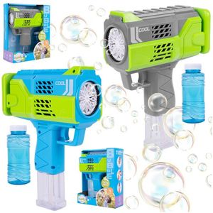 Pistol pentru baloane de sapun cu lumini Bubble Blue imagine